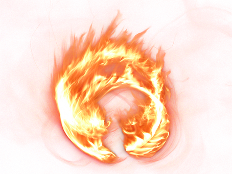 real fire effect overlay